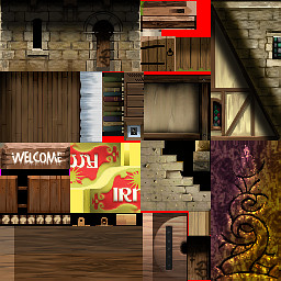 Town building image sheet for Darkstone